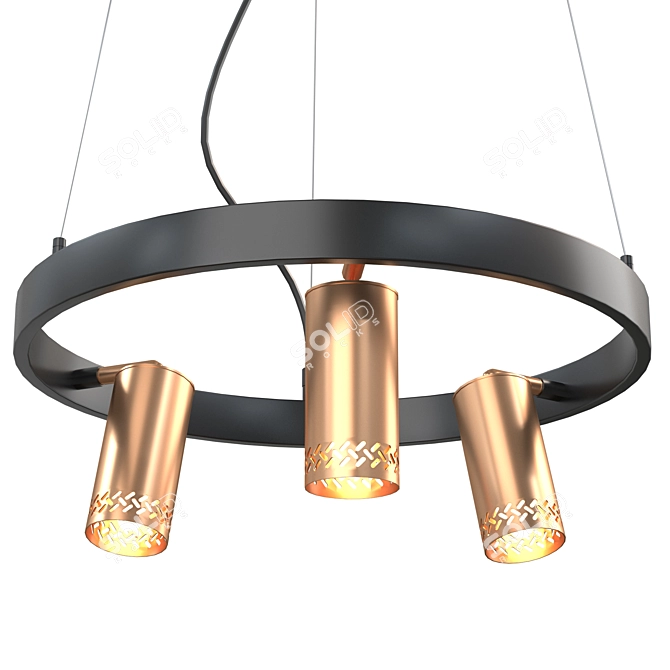 Contemporary Pendant Light Vele Luce Moto 3D model image 4