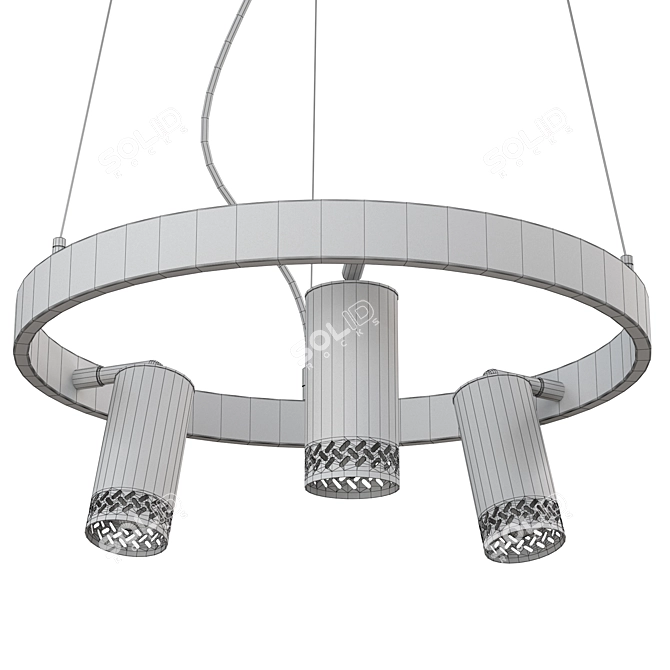 Contemporary Pendant Light Vele Luce Moto 3D model image 5