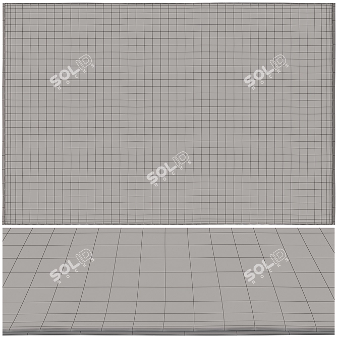 Versatile 3D Carpet Model Kit 3D model image 3