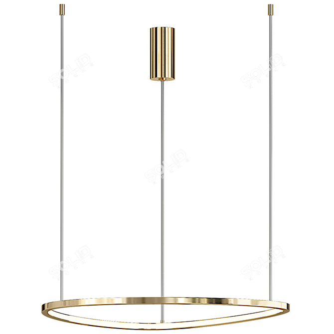 Modern Pendant Light Fixture Glint 3D model image 3