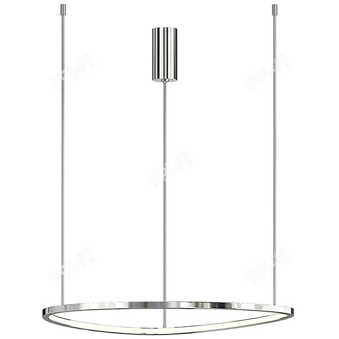 Modern Pendant Light Fixture Glint 3D model image 4