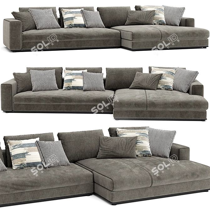 Modern Minotti Hamilton Sofa - 2017 3D model image 1