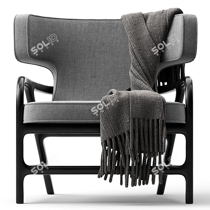 Fulgens Maxalto Armchair (2016) 3D model image 2