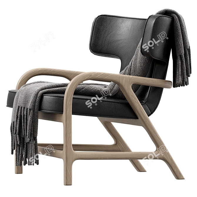 Maxalto Fulgens Armchair 2016 Corona 3D model image 3