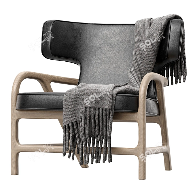 Maxalto Fulgens Armchair 2016 Corona 3D model image 4