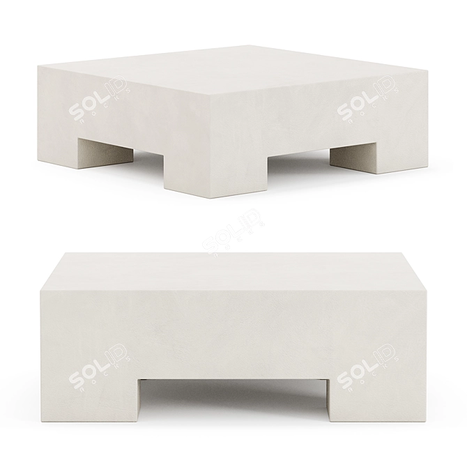 Modern Kamari Coffee Table 3D model image 1