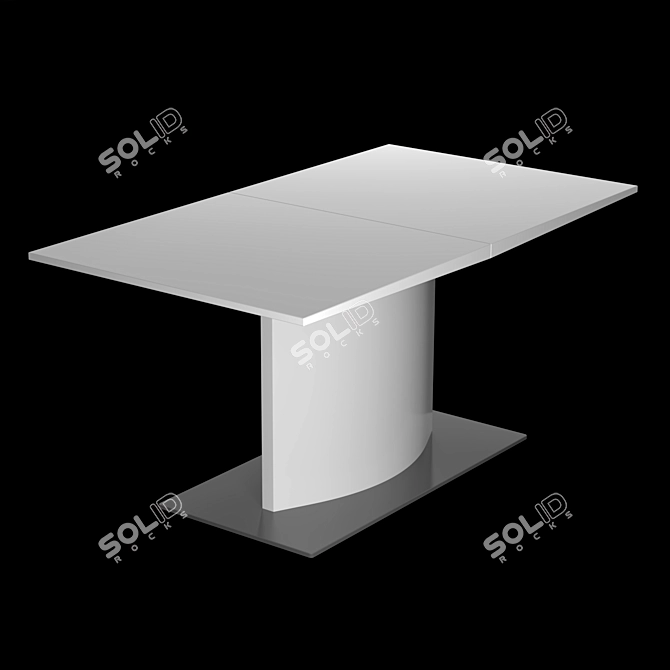 Dupen Bruce M Dining Table 3D model image 1