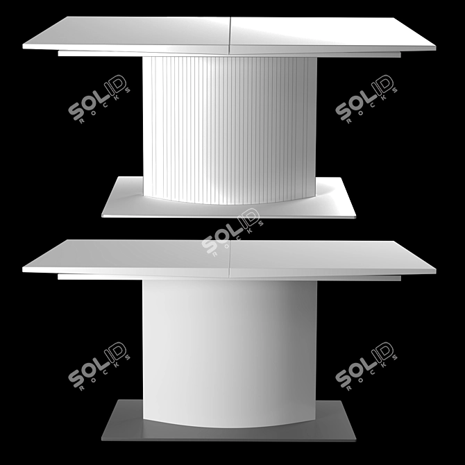 Dupen Bruce M Dining Table 3D model image 2