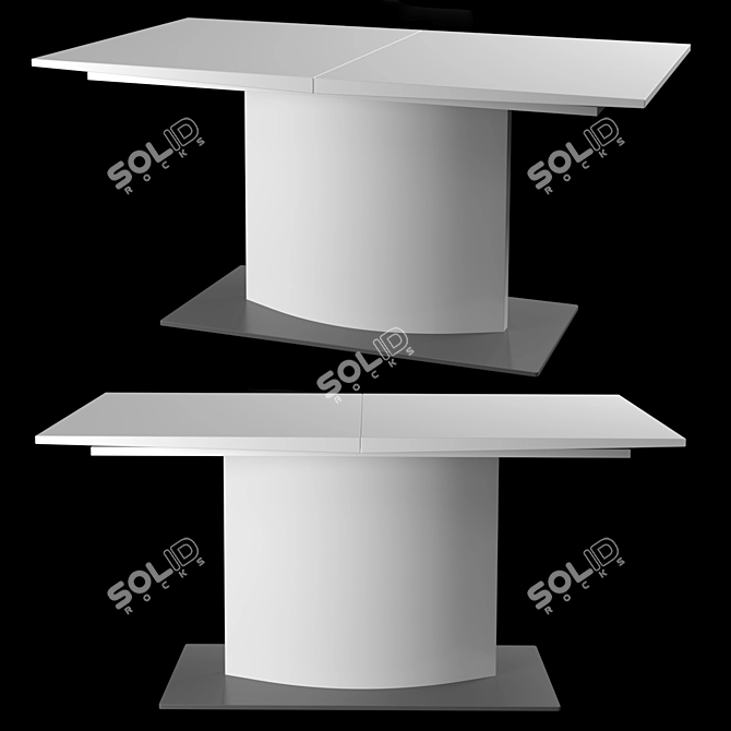 Dupen Bruce M Dining Table 3D model image 3