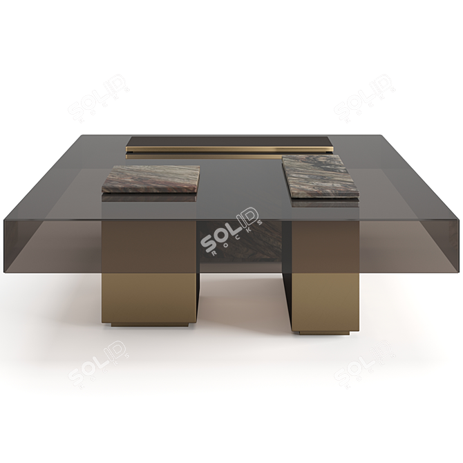 Luxury Visionnaire Marty Coffee Table 3D model image 3