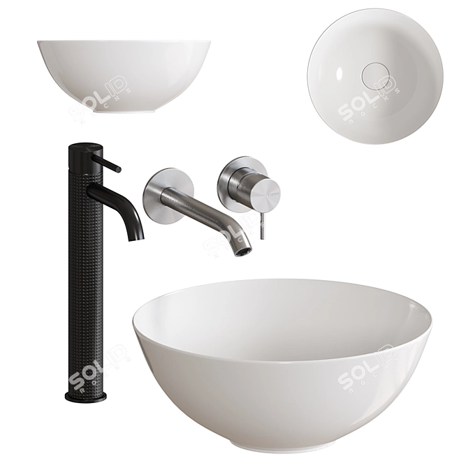 Ceramica Nova Element CN6002 Sink 3D model image 1