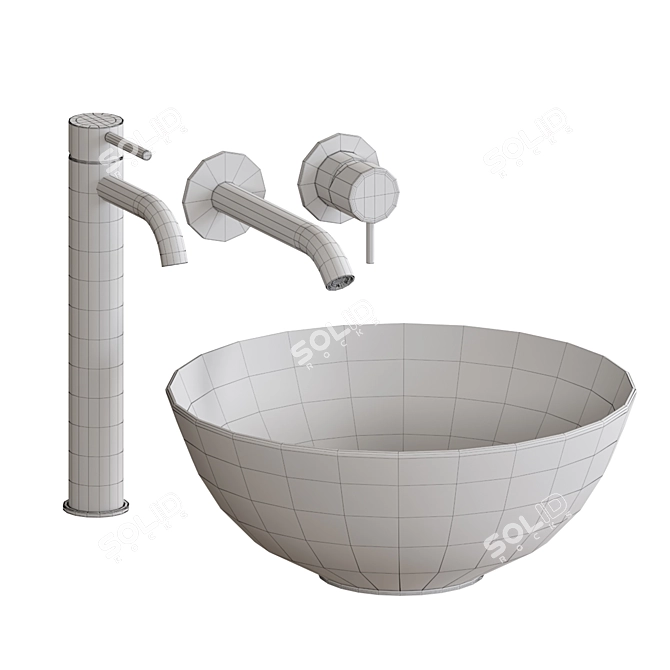 Ceramica Nova Element CN6002 Sink 3D model image 3