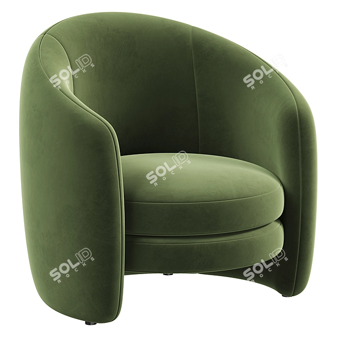 Modern 2015 Fernie Chair 3D model image 3