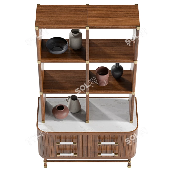 Russian Deluxe Storage Shelf - 8192x8192 Texture 3D model image 3