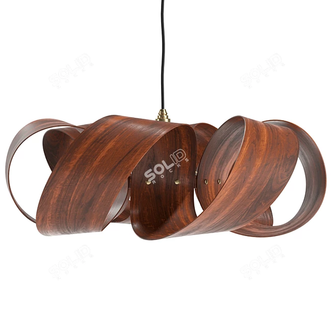 Modern Drift Pendant Light Fixture 3D model image 3