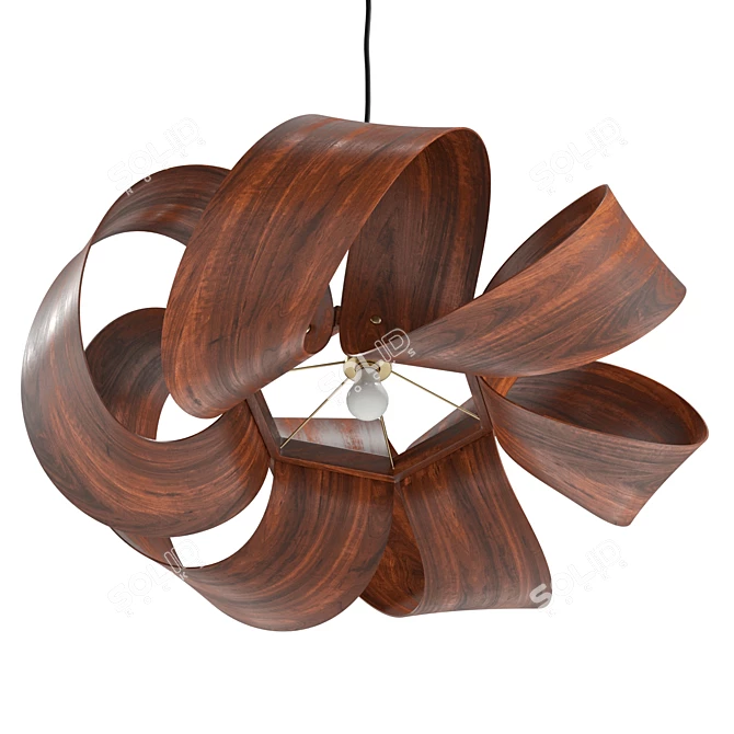 Modern Drift Pendant Light Fixture 3D model image 5