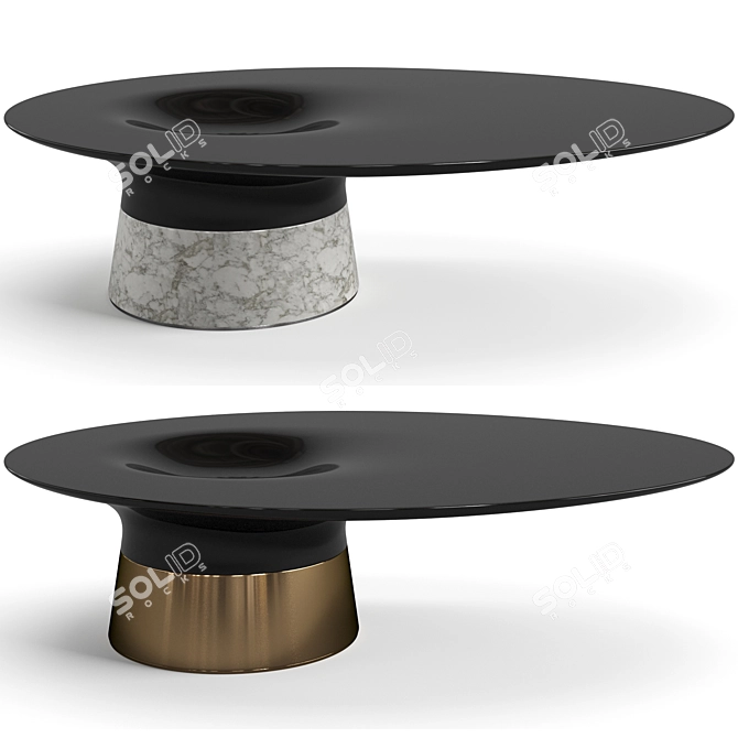 Luxury Visionnaire Rupert Coffee Table 3D model image 1