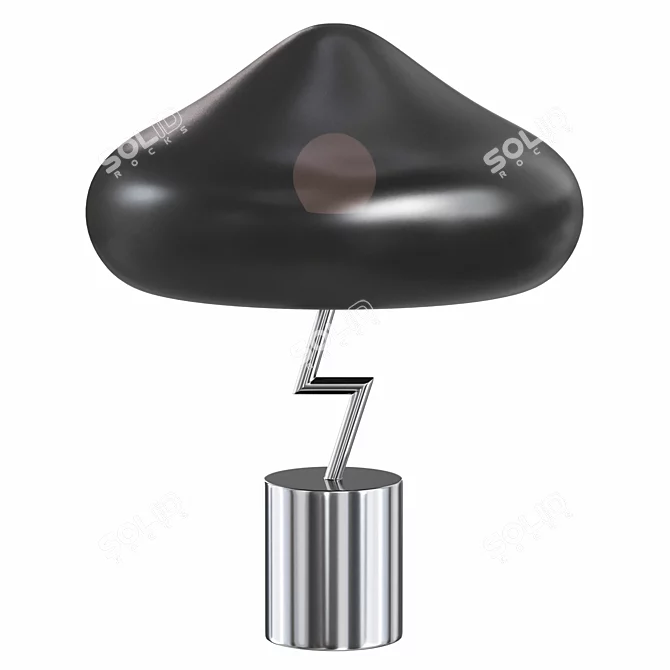 Modern Lightning Table Lamp 3D model image 2