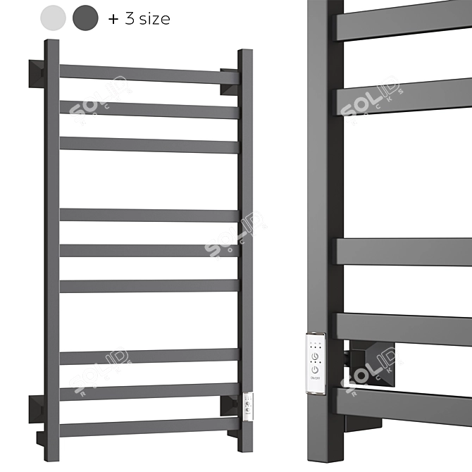 Electric Towel Warmer EWRIKA Penelopa KV7 3D model image 1