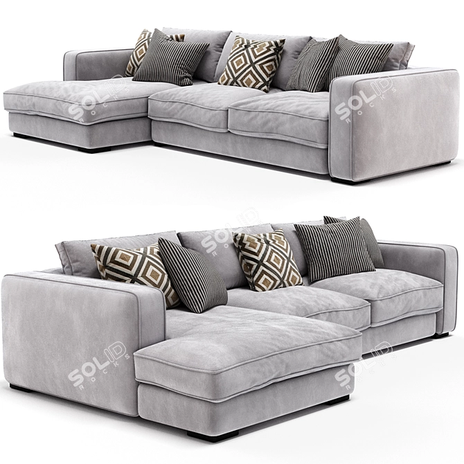 Modern Boconcept Cenova Sofa 2017 3D model image 2