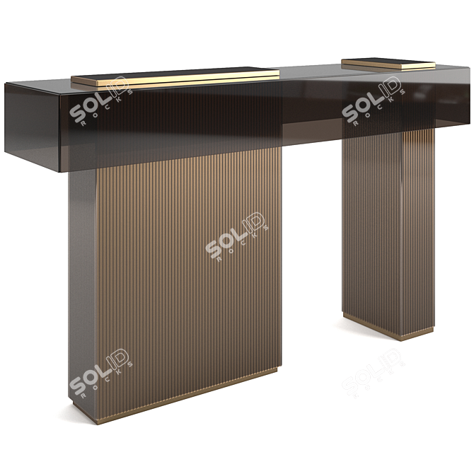 Elegant Visionnaire Marty Console 3D model image 1