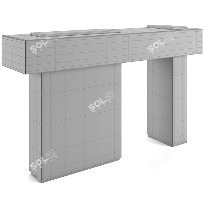 Elegant Visionnaire Marty Console 3D model image 6