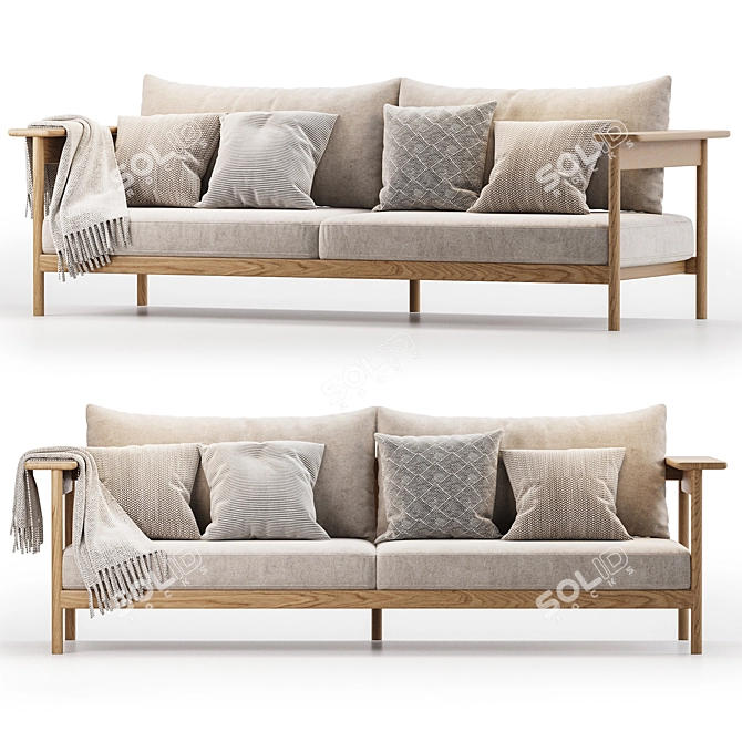 Modern Kinuta N-S01 Furniture Design 3D model image 2