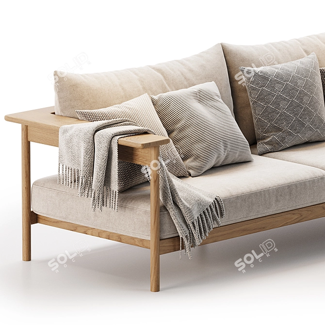 Modern Kinuta N-S01 Furniture Design 3D model image 4