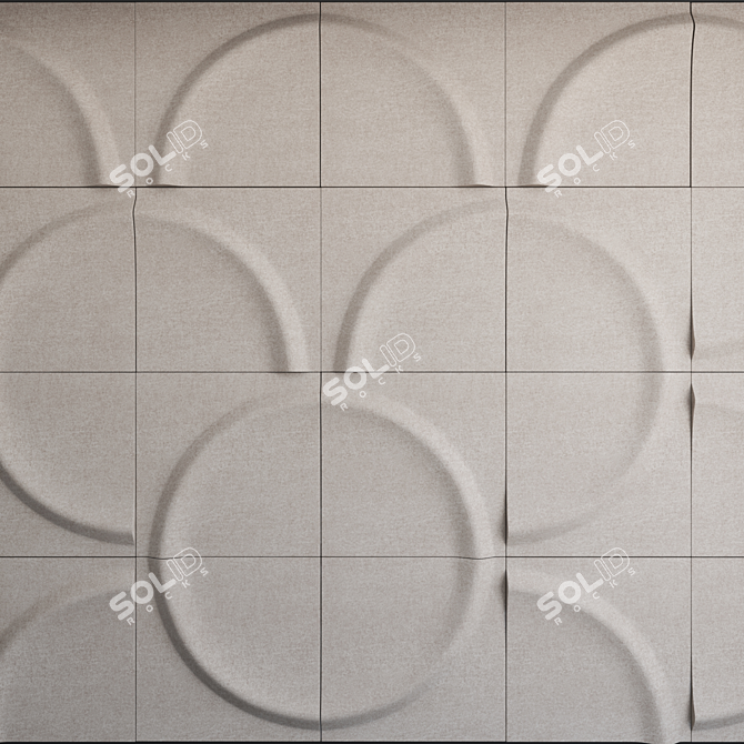 Elemental Acoustic Panels: Gaia Inspired 3D model image 2