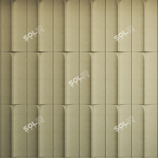 Elemental Acoustic Panels: Gaia Inspired 3D model image 3