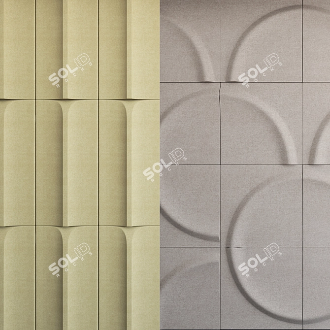 Elemental Acoustic Panels: Gaia Inspired 3D model image 8