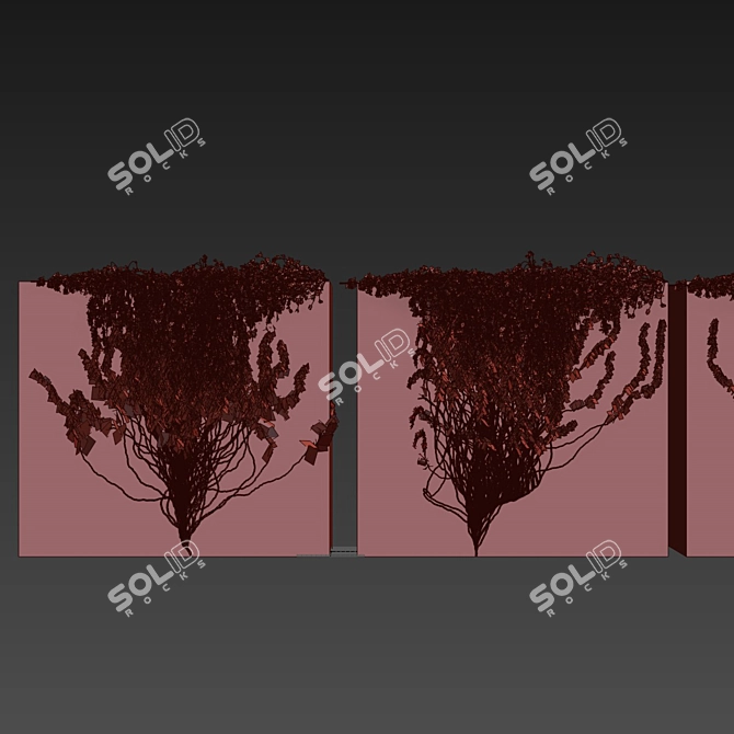 Premium Ivy Outdoor Plant Model 3D model image 7