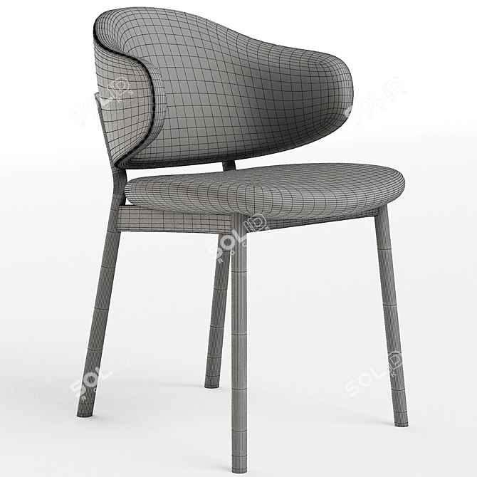 Modern Holly Chair by Calligaris 3D model image 3