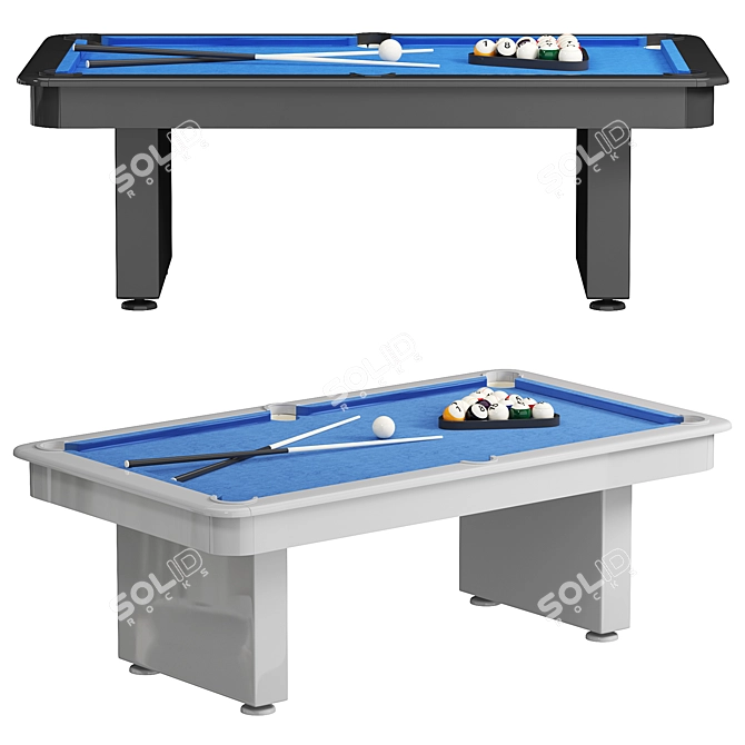 2015 Billiard Table Model Kit 3D model image 3