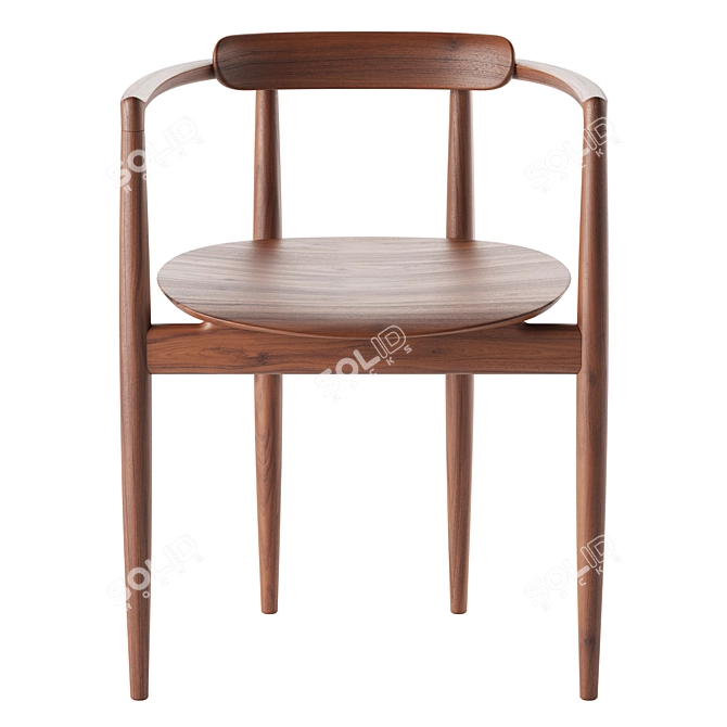 Modern Miau Armchair V-Ray 3D 3D model image 3