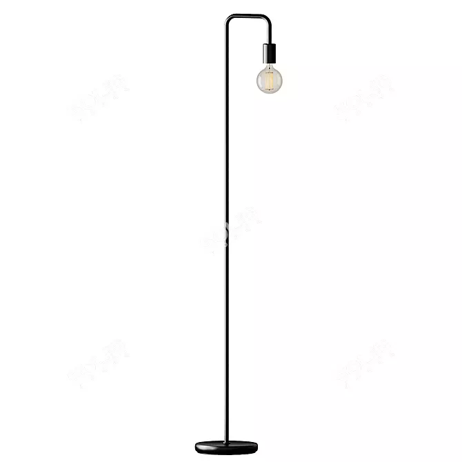 Modern Arched Floor Lamp 70 3D model image 3