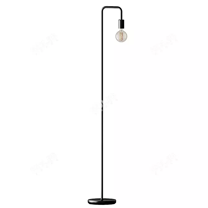 Modern Arched Floor Lamp 70 3D model image 4