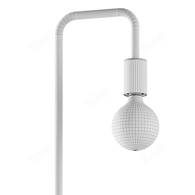 Modern Arched Floor Lamp 70 3D model image 6