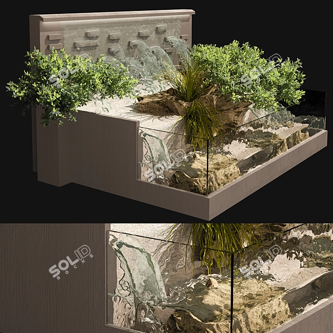 Outdoor Plant 215 3D Model 3D model image 3