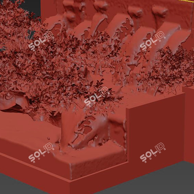 Outdoor Plant 215 3D Model 3D model image 9