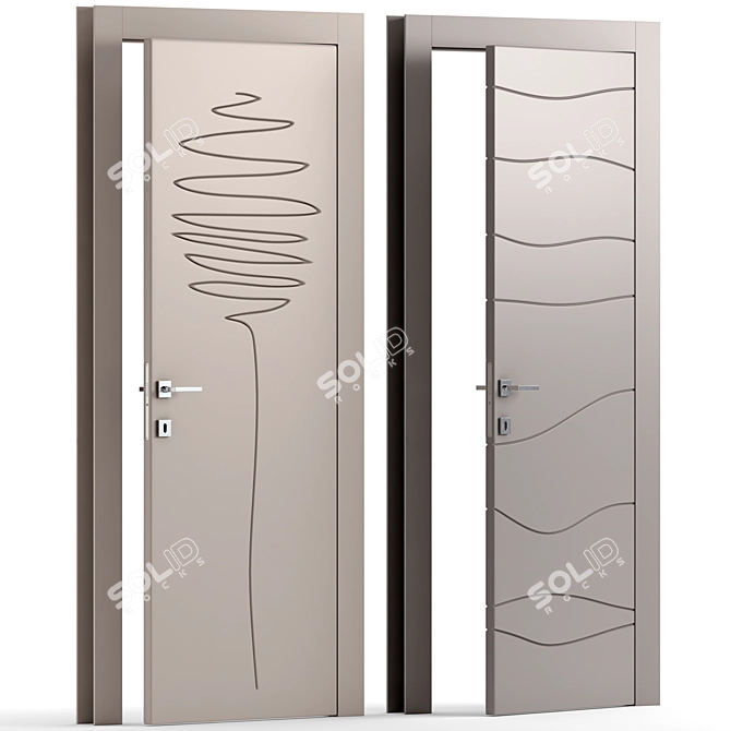 Dierre Sequoia and Dune Doors 3D model image 2