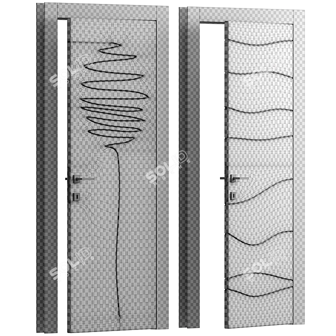 Dierre Sequoia and Dune Doors 3D model image 4