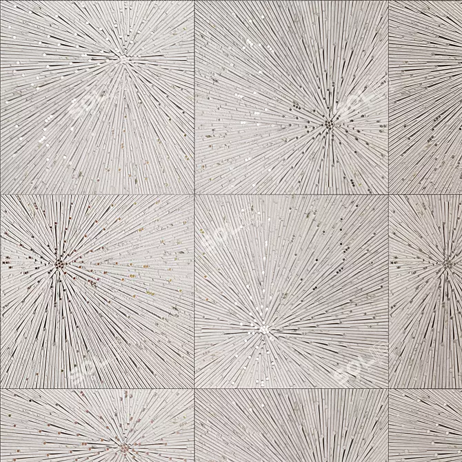 Étoile Tiles from Mosaique Surface 3D model image 2