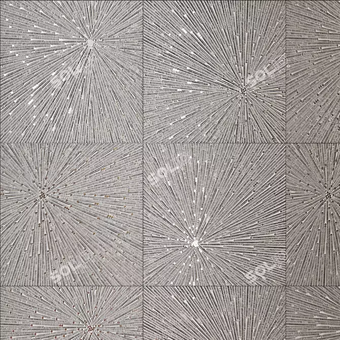 Étoile Tiles from Mosaique Surface 3D model image 4