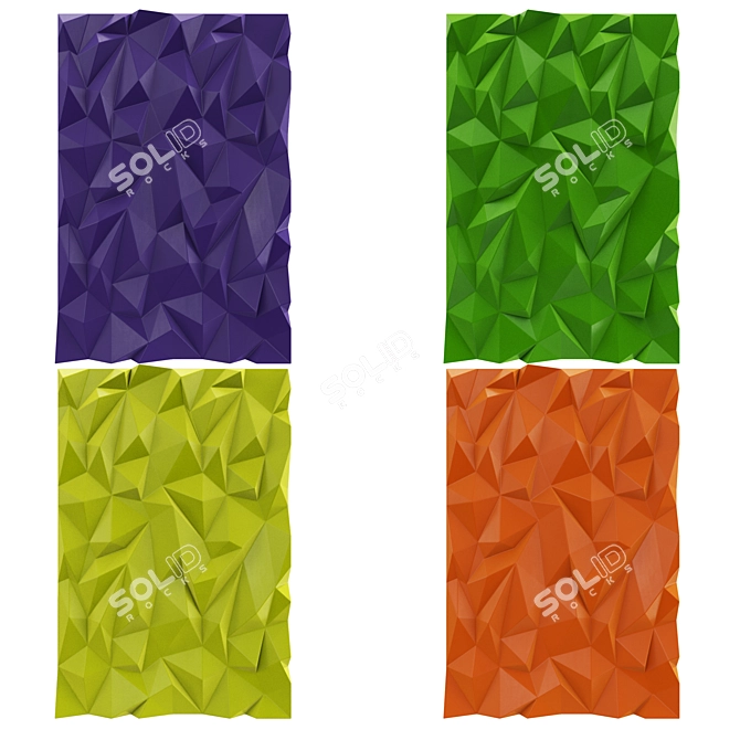 Quadro Rush Wall Panel्र 3D model image 2