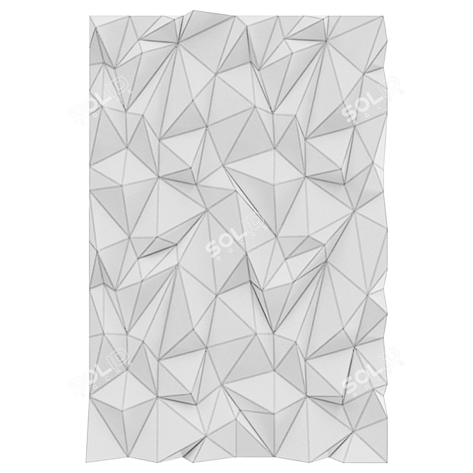 Quadro Rush Wall Panel्र 3D model image 4