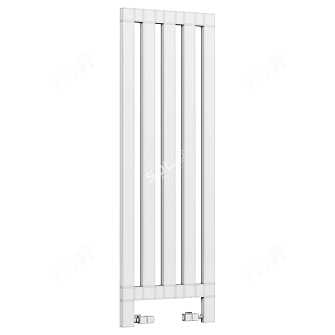 Designer Steel Radiator - MYNEW DRESS 3D model image 2