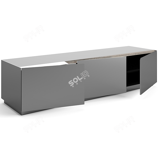 Elegant Visionnaire Gareth Chest Drawers 3D model image 4