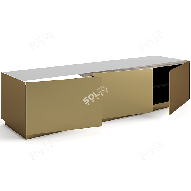 Elegant Visionnaire Gareth Chest Drawers 3D model image 5