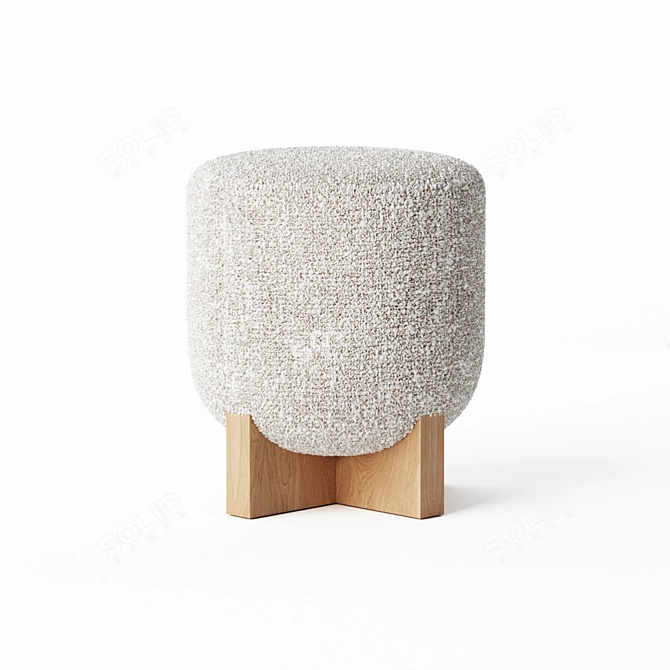 Designer Collection Emmanuelle Simon Poufs 3D model image 3